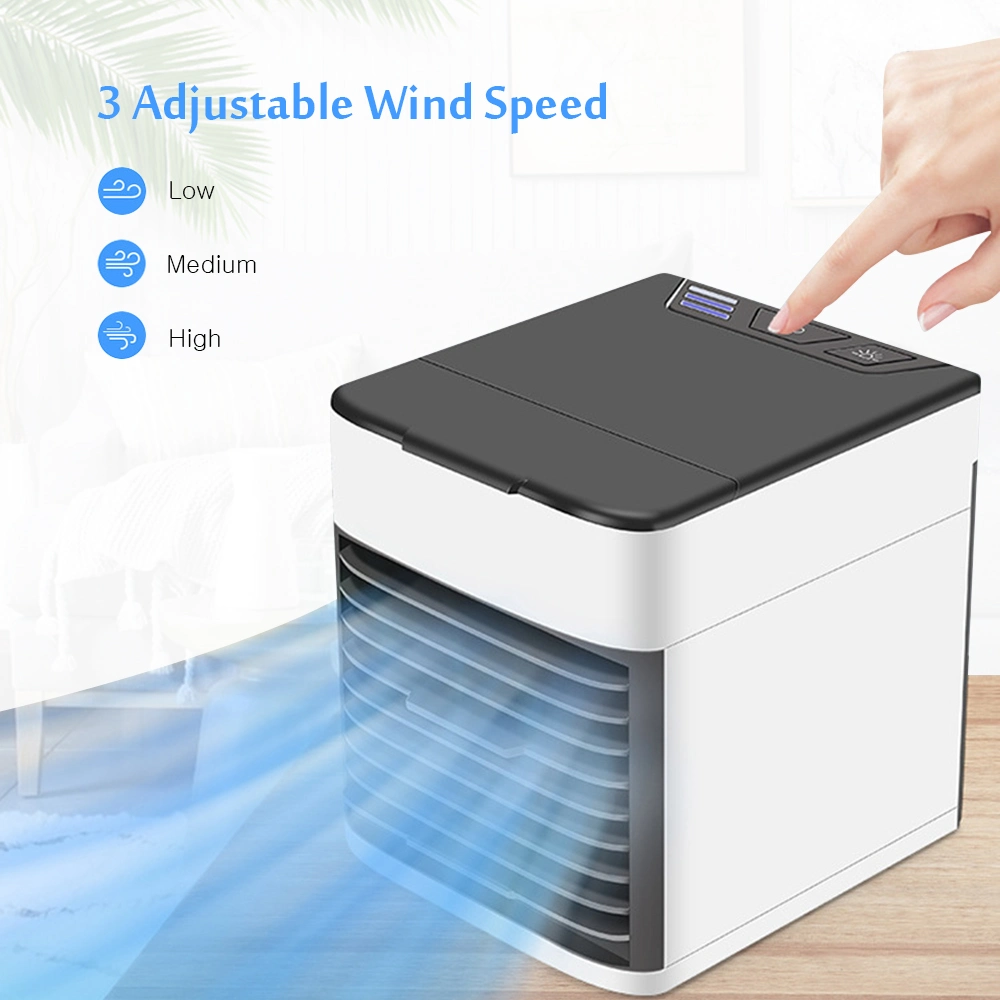 Summer Air Cooling Mini Portable USB Rechargeable Cooler Air Conditioner Fan