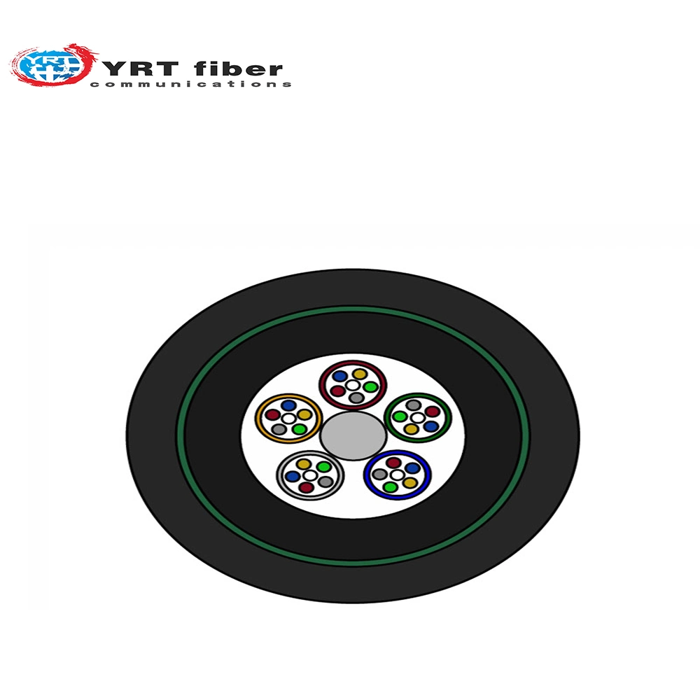 GYTY53 8-Core Low-Smoke and Halogen-Free Raw Material Processing Flame-Retardant Optical Cable