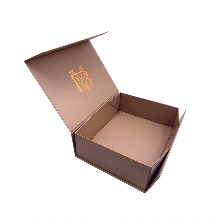Elegante papel magnético tela plegable de regalo, zapatos, caja de embalaje cosmético