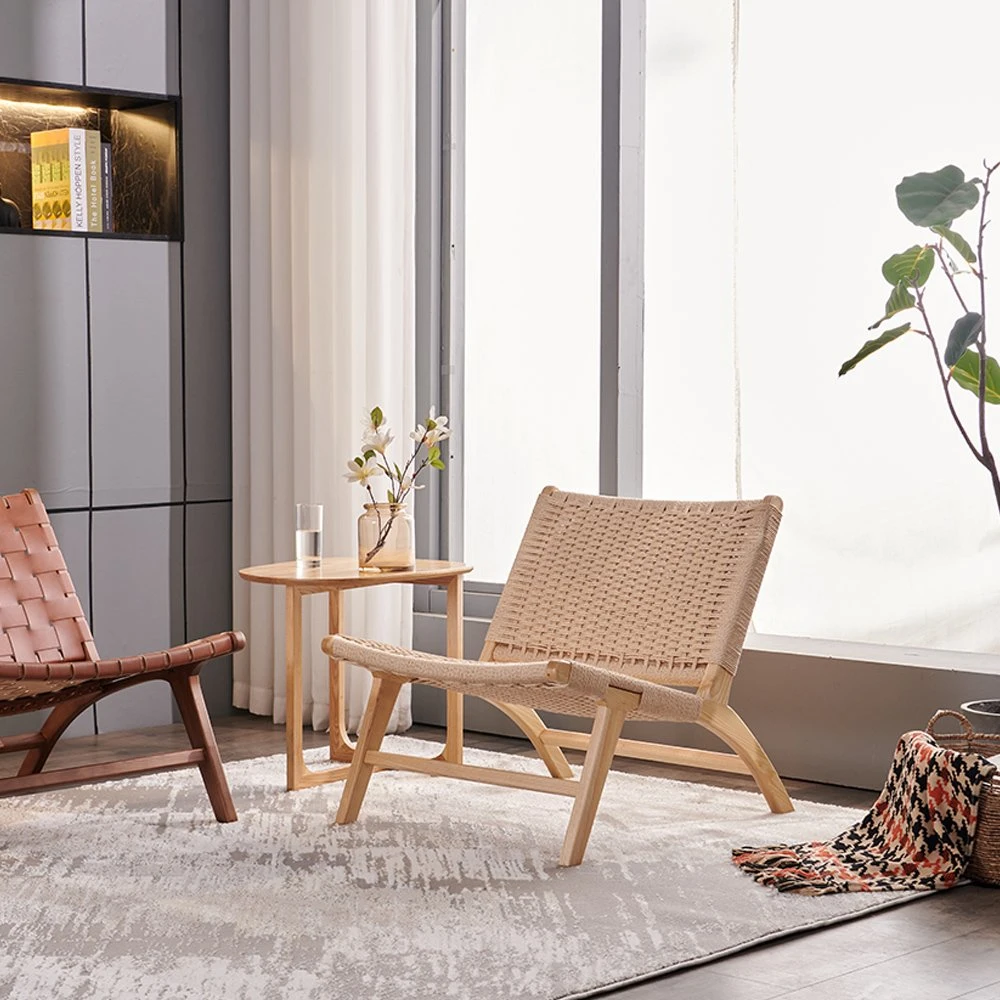 Holzmöbel Luxus Getuftete Zimmer Moderne Tragbare Rattan Lounge Dining Stuhl