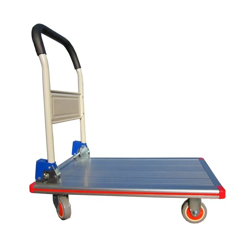 Manufactory Wholesale/Supplier Heavy Duty Folding Hand Truck Trolley Platform Trolley with Handle