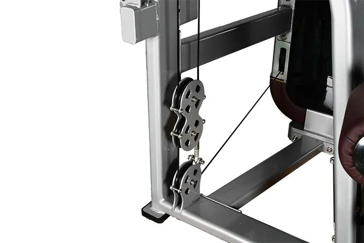 Lmcc Máquina de Lat Pulldown con carga de pin para gimnasio comercial Equipo de fitness Máquina de Lat Pulldown sentado.