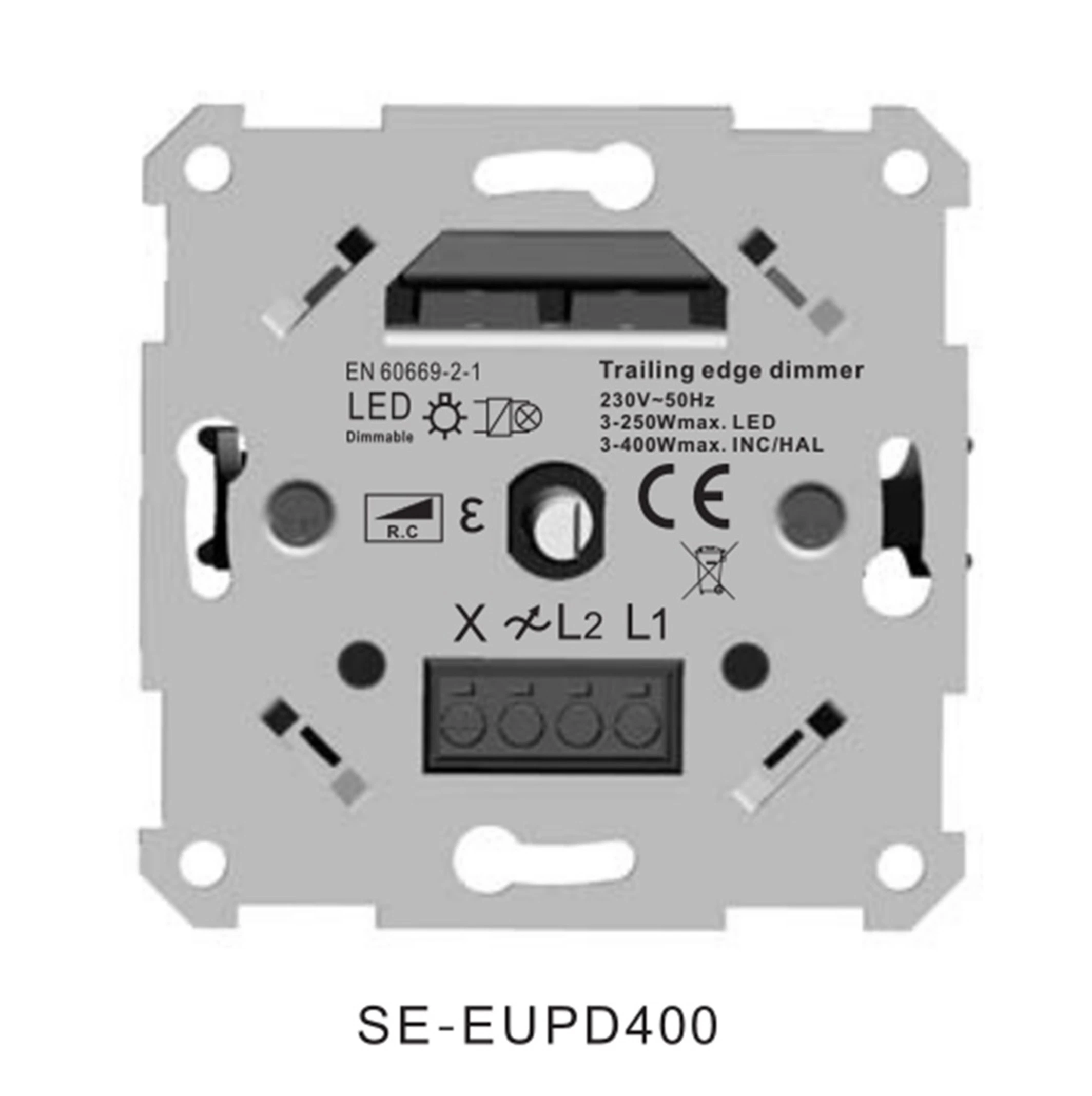 Norma europea de la fábrica Aprobación CE 220 V CA inteligente Universal Control giratorio de Botón Pulsador Dimmer LED Contacto