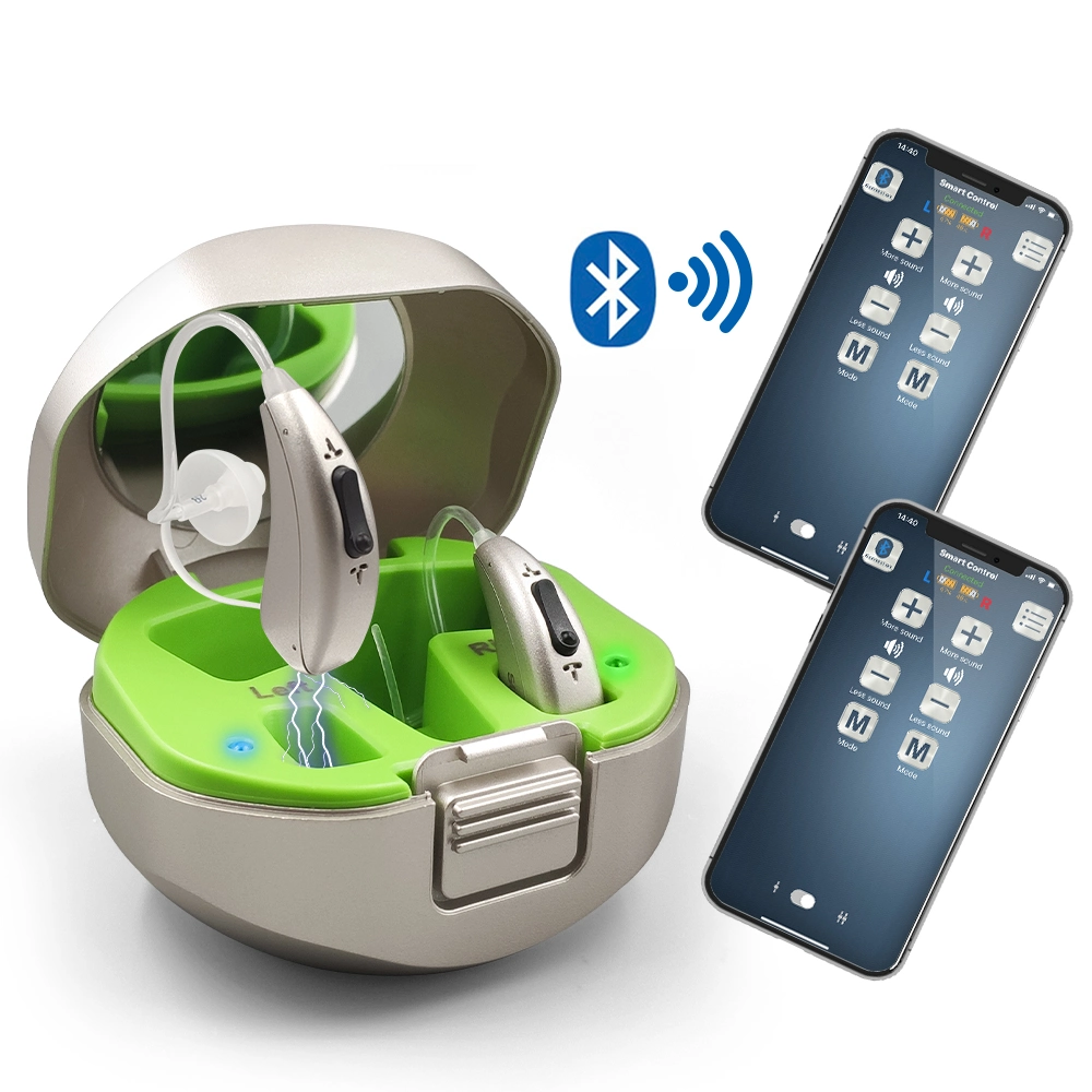 Audio Sound Amplifier Unsichtbare Bluetooth Wiederaufladbare Digitale Hörhilfen
