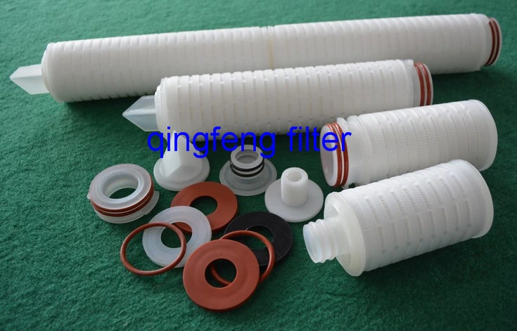 0.2micron Hydrophobic PTFE/PP/PVDF/Glass Fiber Membrane Cartridge Air Filter Element for Pharmaceuticals