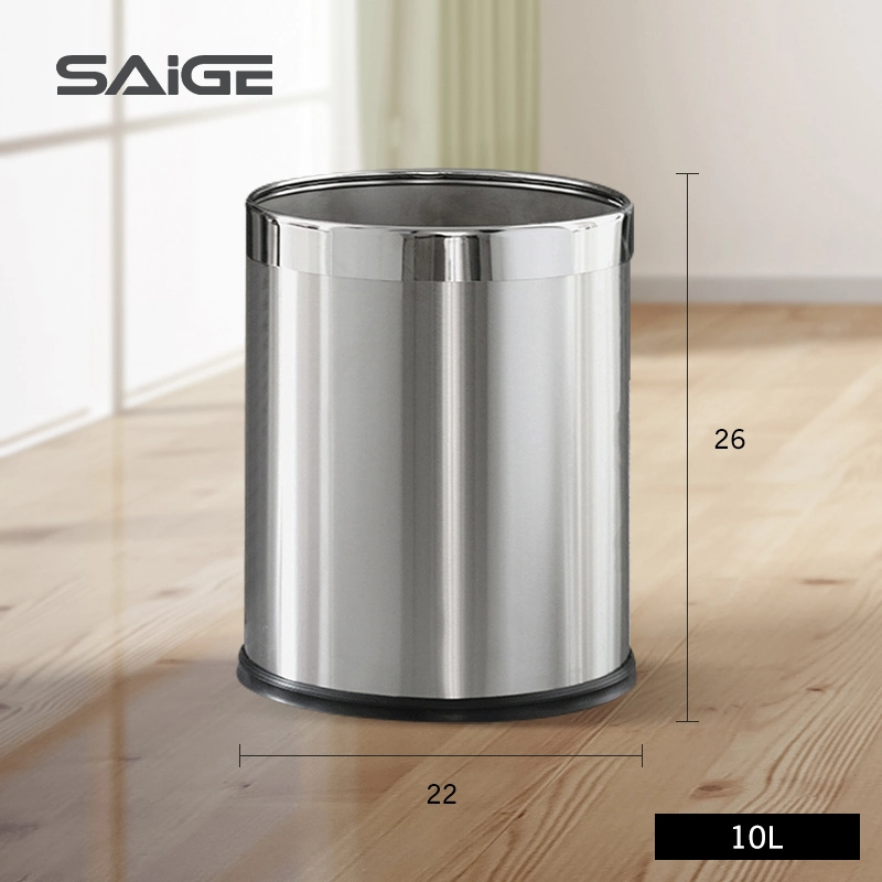 High quality/High cost performance Guest Room Plastic Dustbin with Favourable Price 10L