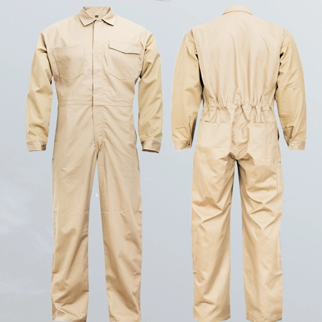 Unisex Working Coveralls Welding Suit Uniform Mechanic Multi-Pocket Coverall