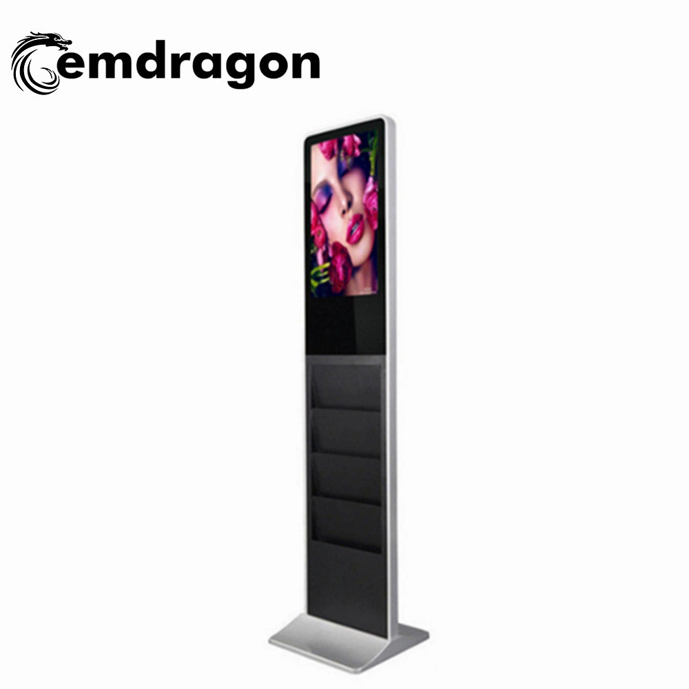 32 Inch Advertising Display Brochure Holder Self Sercice Advertising Display LCD Screen Car DVD Player Magic Mirror Advertising LCD Digital Signage