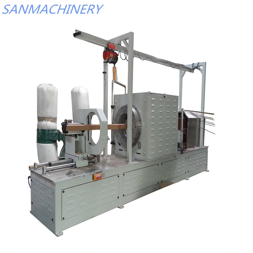 PLC Control Spiral Square Paper Tube Making Machine