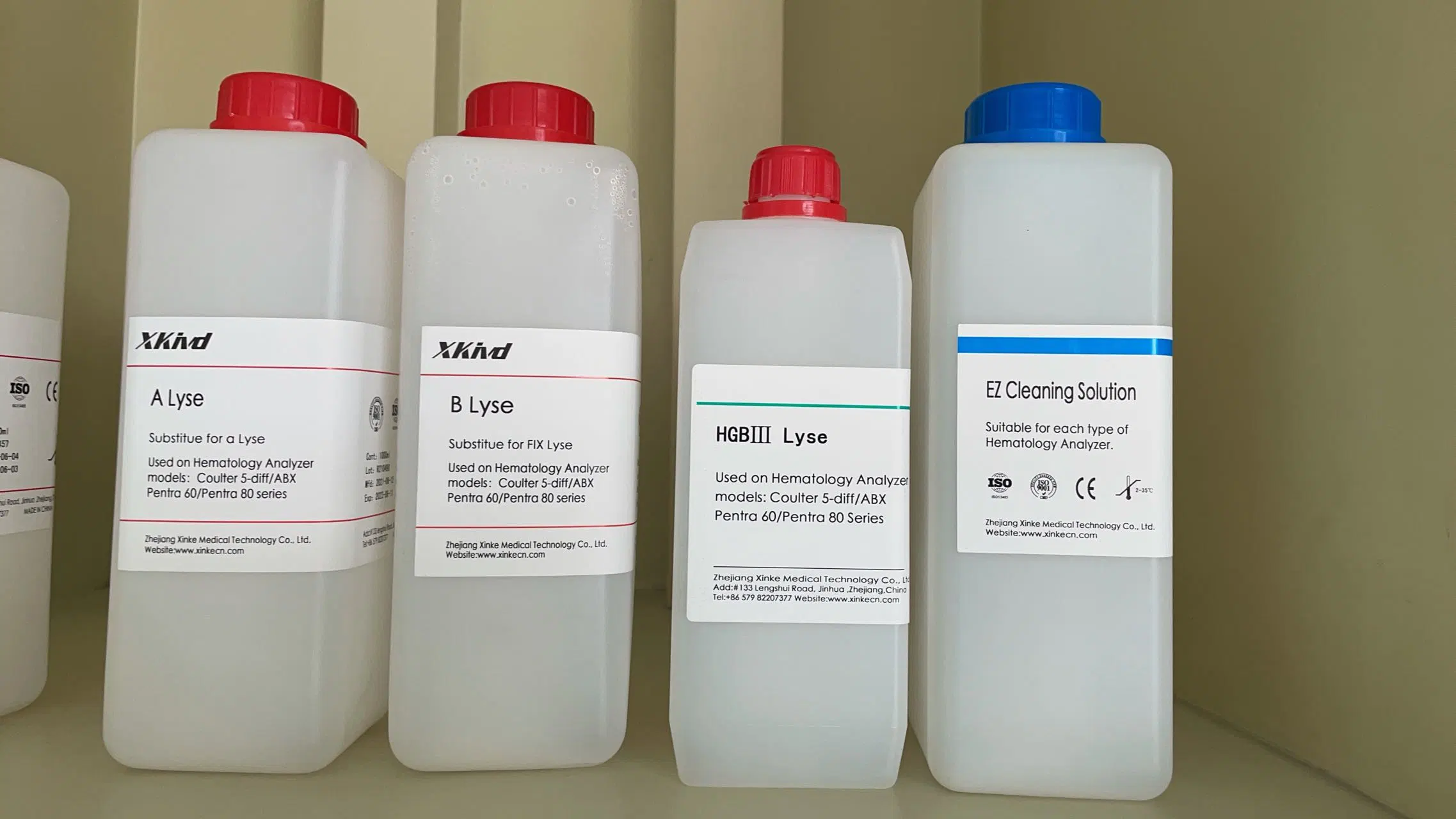 Hematology Abx Reagents Horiba 5 Part Pentra 60 Diluent Cleaner Lyse