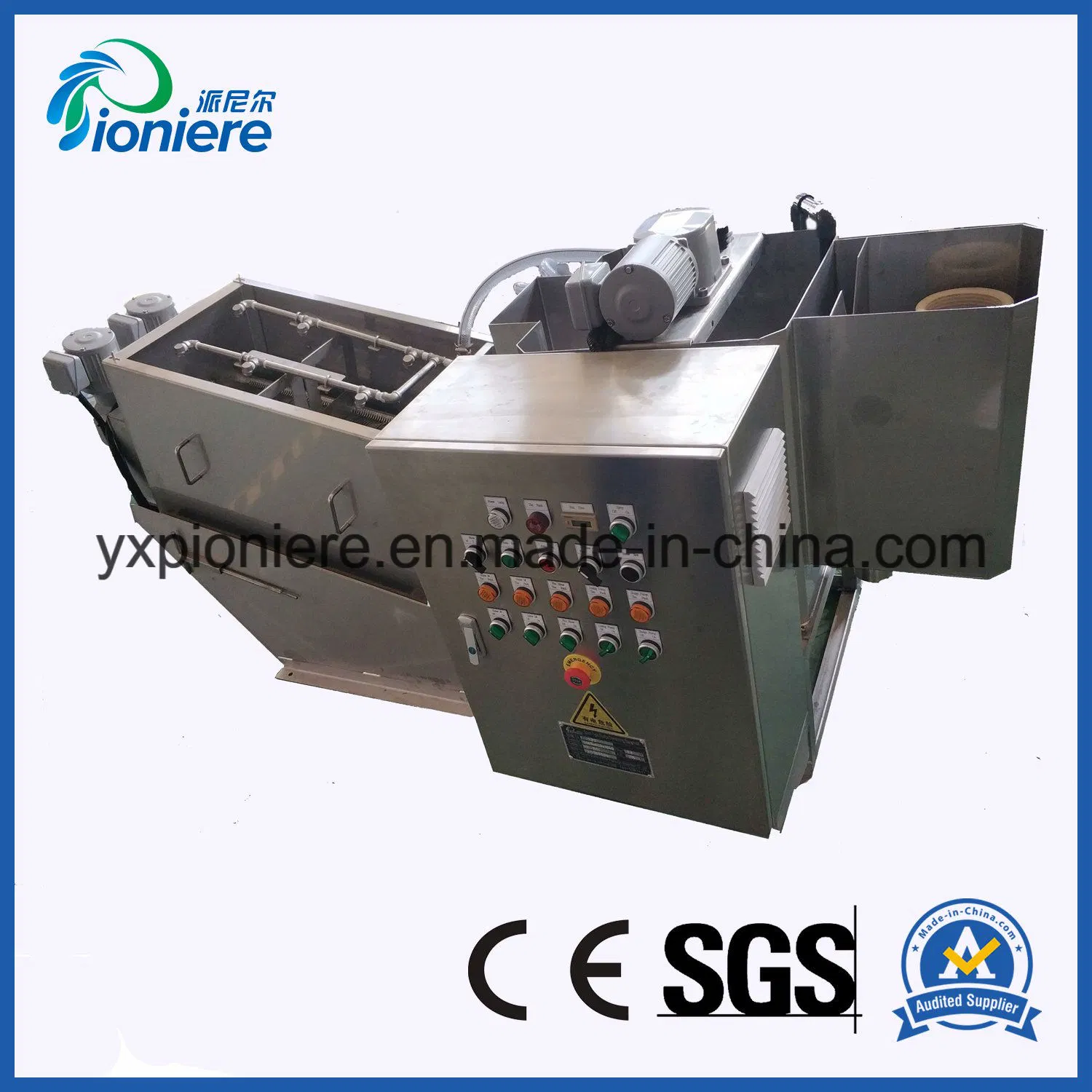 Best Price Automatic Stainless Steel for Sludge Dewatering Poultry Farm Wastewater