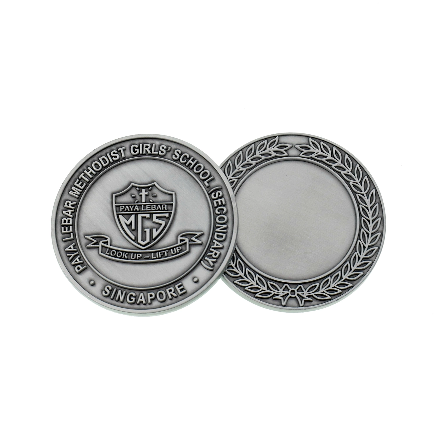 Juego de Baloncesto Blank Metal Antiguo Romano de Rendimiento de alta calidad/alto costo Souvenir personalizado Anique Metal Crafts Military Challenge Coin