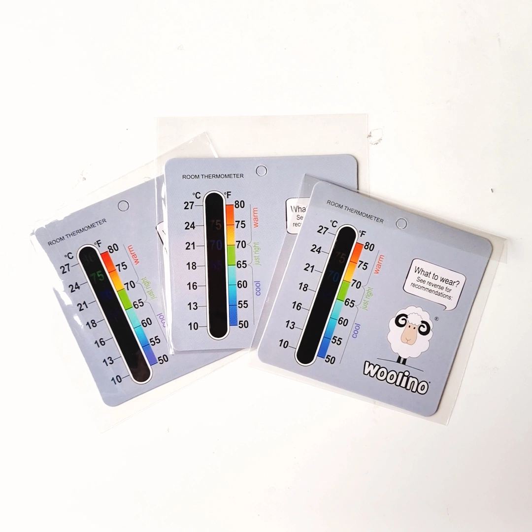 OEM Lliquid Themometer Room Thermoeter Card