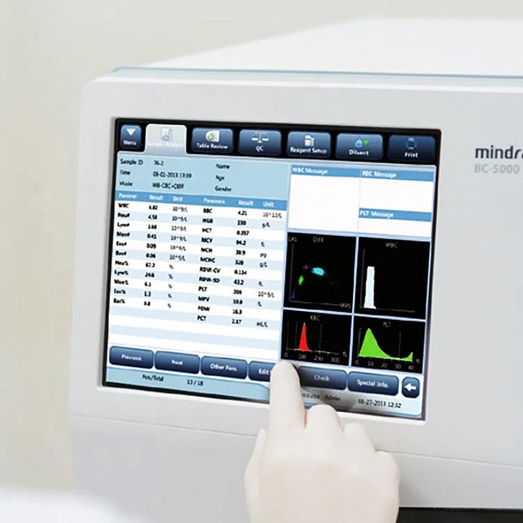 Mindary Auto 5 Part Hematology Analyzer Cbc Test Blood Analyzer Machine Mindary Reagents Bc 5000 for Clinic