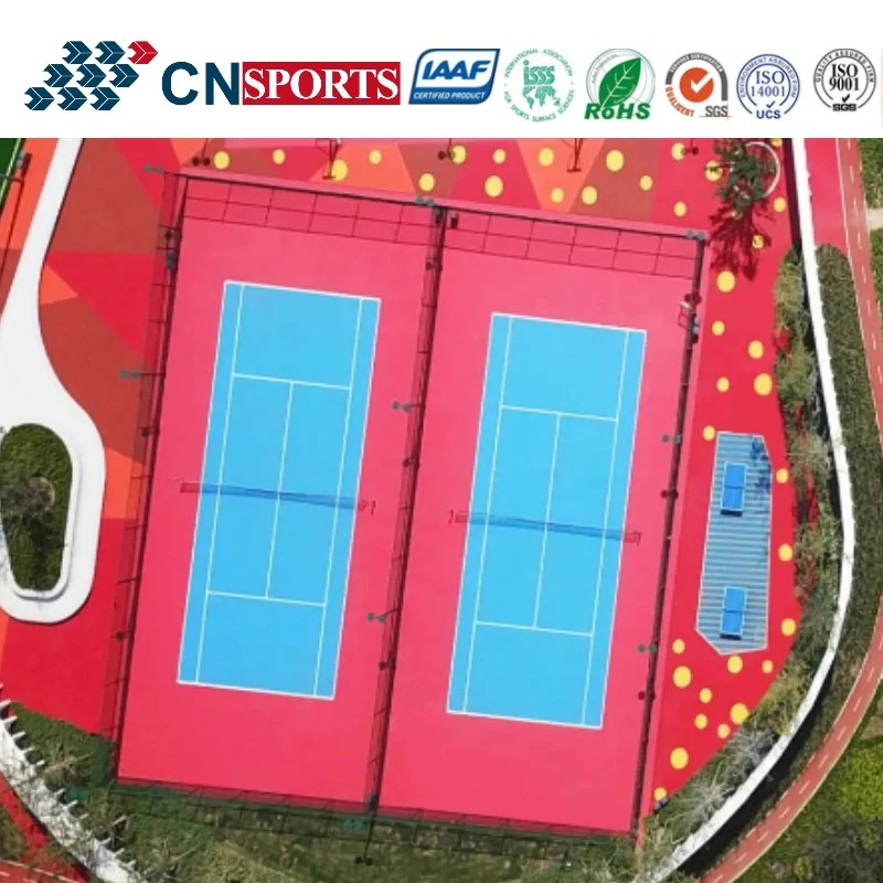 High Rebounce Acrylic Coating Outdoor All Weather Use Tennis Court Sports Flooring