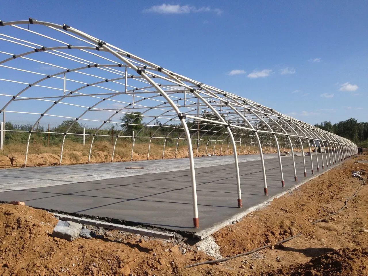 Customizable Hollow Glass Greenhouse with Inner Shading and Garden Cooling System for Vegetables