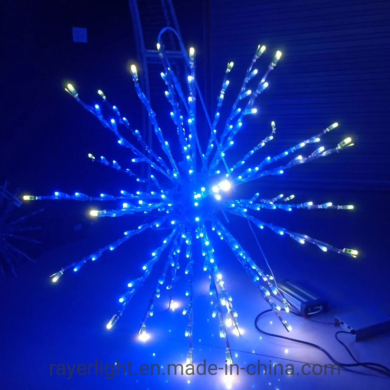 Shopping Mall Decoration Festival Home Decoration Foldable RGB LED Ball Motif Light