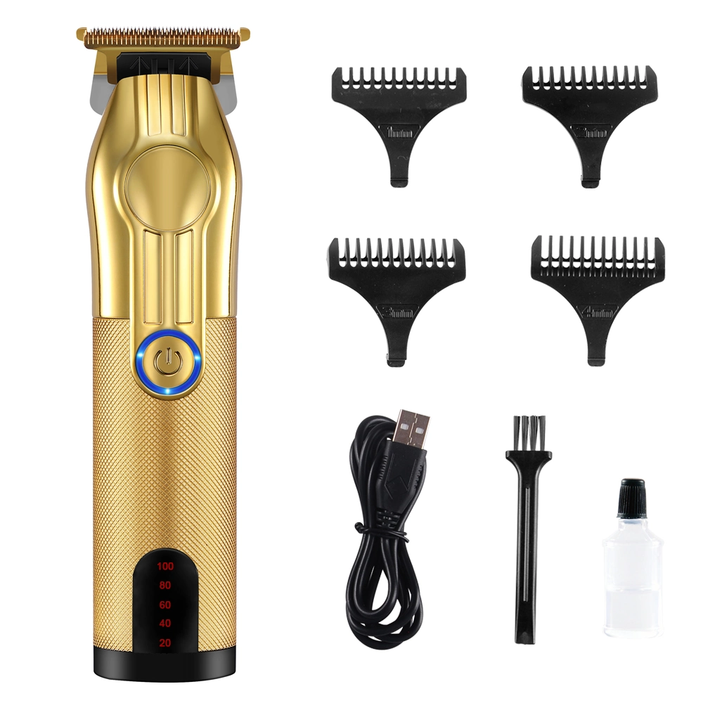 Electric Rechargeable Cordless Hair Clipper with LED Display