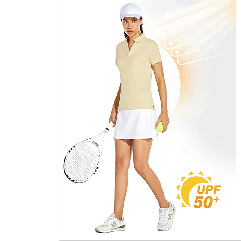 Women's Golf Shirt Short Long Sleeve Lightweight Quick-Dry Workout Daily Work Polo Shirts