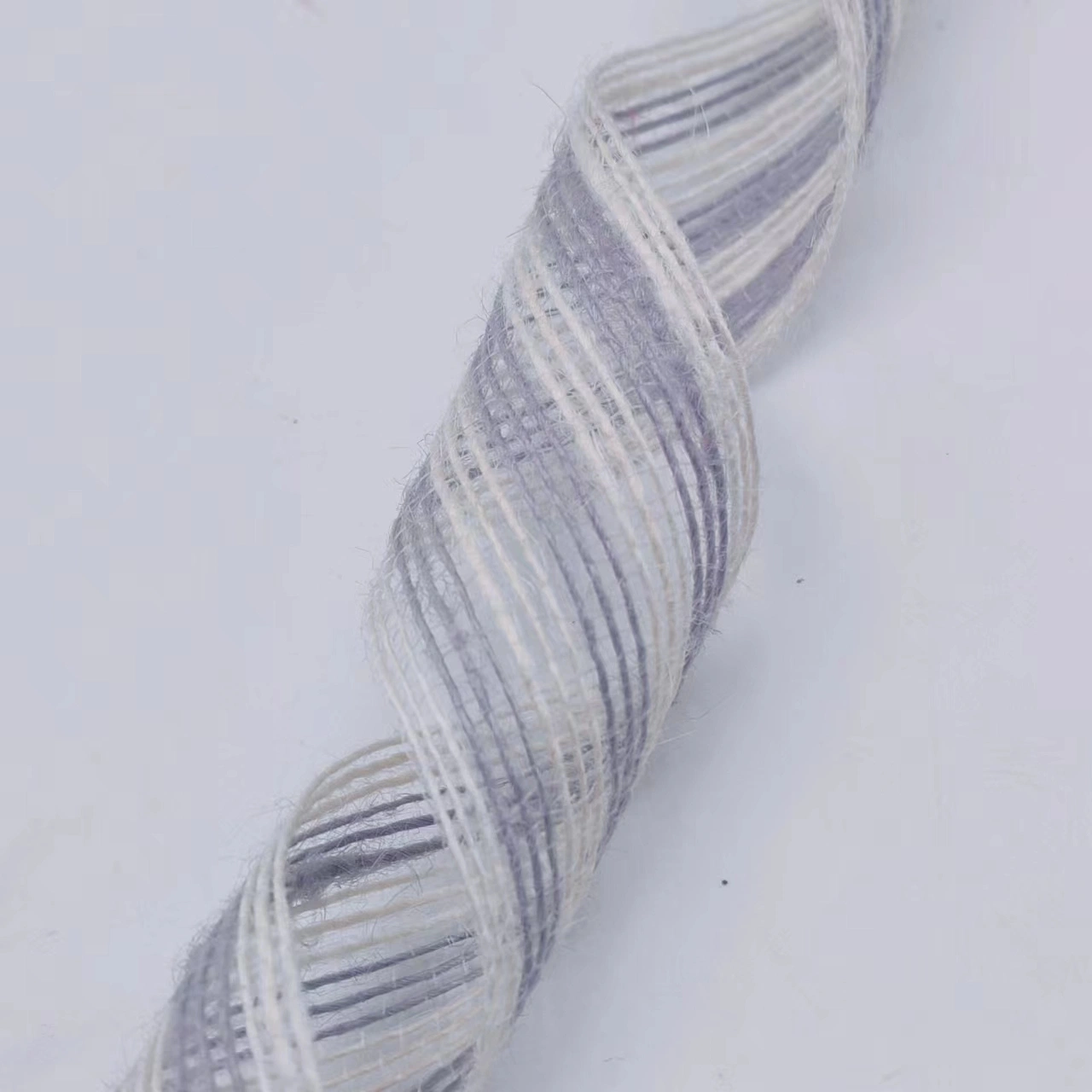 Wholesale/Supplier Blue and White Striped 4cm Fish Thread Jute Webbing