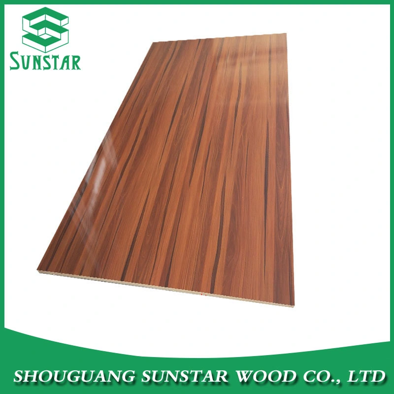 Light Finish Color Melamine Laminated MDF Board Sheet Wood Price