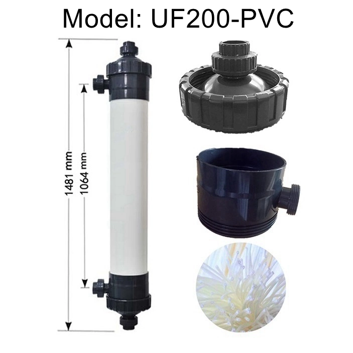 Pan Holowway membrana de ultrafiltración de fibra hueca para tratamiento de aguas residuales de la Filtración