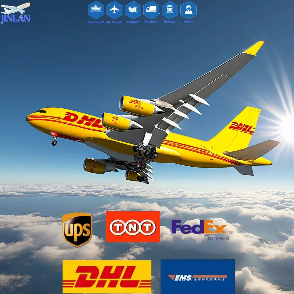 DHL Express Courier de envío de aire a los Estados Unidos EE.UU. Transporte de mercancías de China almacén Amazon DDU/DDP Envío barato