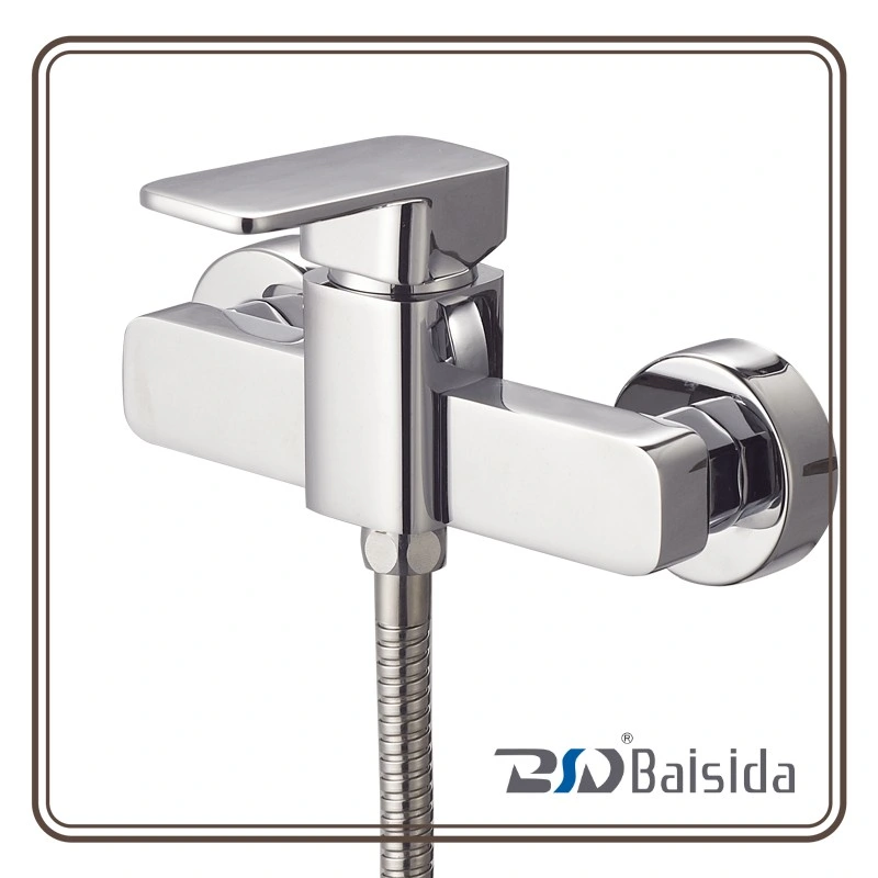 Chrome Square Bathroom Kitchen Basin Sink Faucet Mixer Bsd-6205