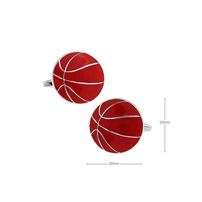 Wholesale/Supplier Sell Custom Blank Fashion Basketball Cufflinks for Men