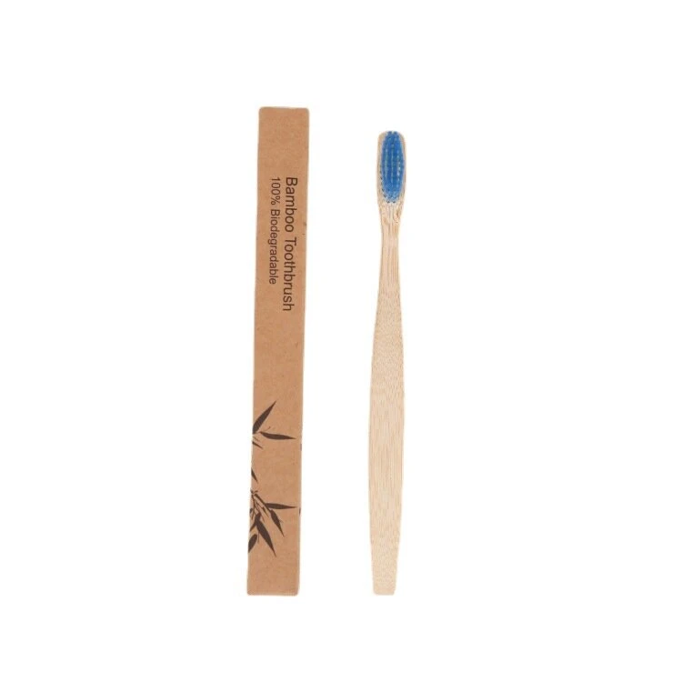 Multicolored Soft Bristles Custom Logo Eco Friendly New Personalized OEM Travel Hotel Bamboo Toothbrush 100% Biodegradable