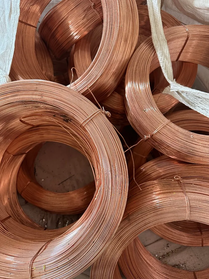 Cobre alambre de cobre pureza de alambre 99,97% de material metálico Proveedor de cobre