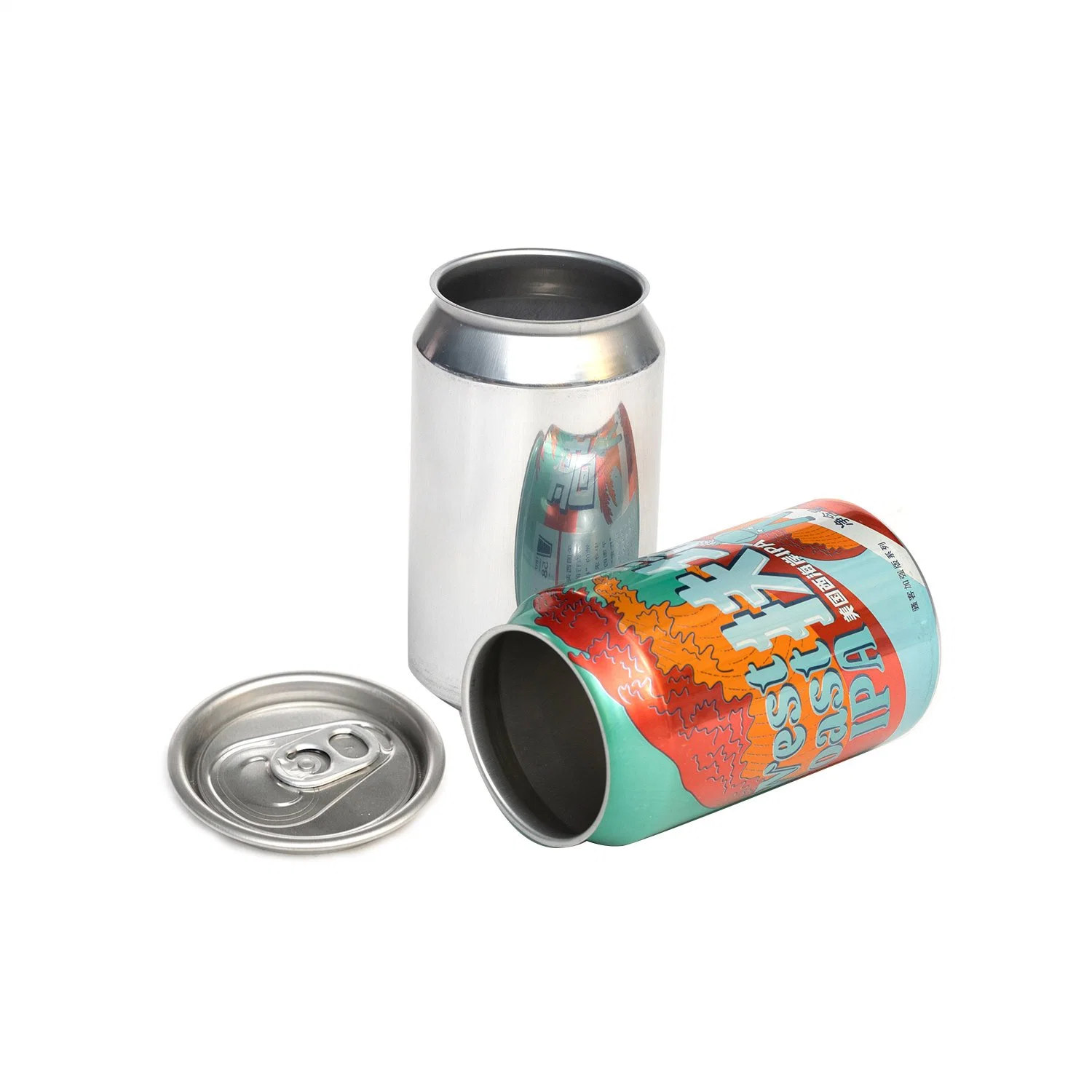 Lata de cerveza en blanco elegante estándar 330ml de latas de aluminio para la cerveza refrescos bebidas Agua de Coco con etiqueta logo