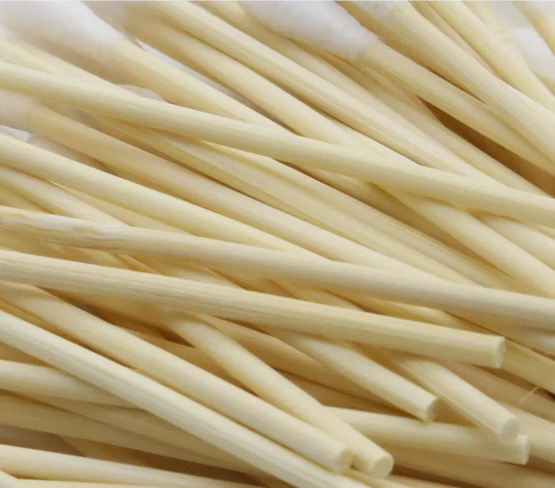 100% Raw Cotton 100PCS Custom Industrial Medical Cotton Buds Swab Wooden Stick