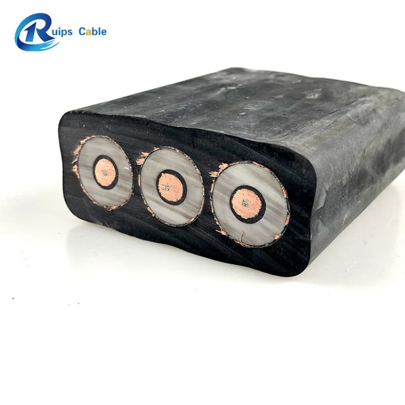 Conductor de cobre estañado tipo 241 Superflex 1,1 a 6,6kv Nsshou EPR PCP 5GM5 5GM3 de caucho revestido de la minería de transmisión de potencia Cable eléctrico de control