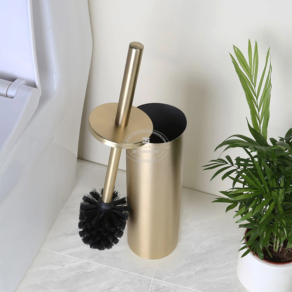 Wholesale New Modern Floor Stand Type Gold Stainless Steel Toilet Brush Holder