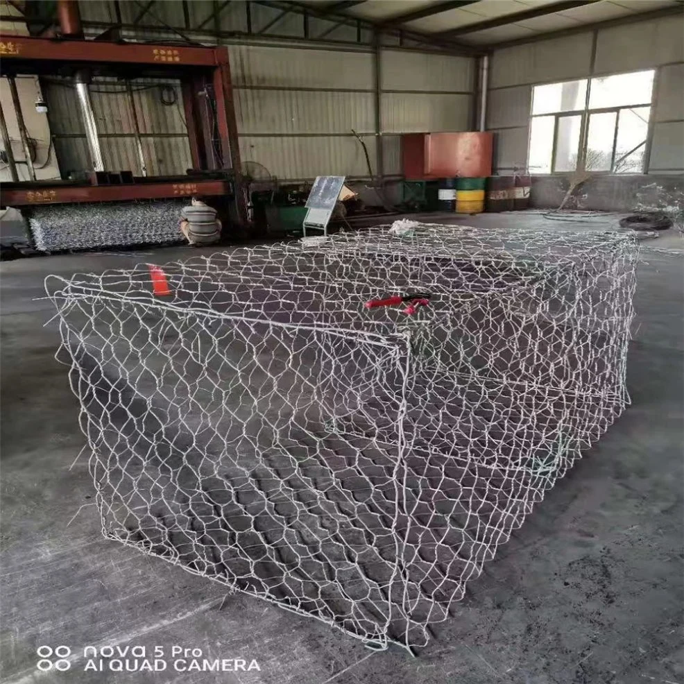 Hot DIP Galvanized Gabion Cage/Hexagonal Net Stone Embankment Revetment Cage