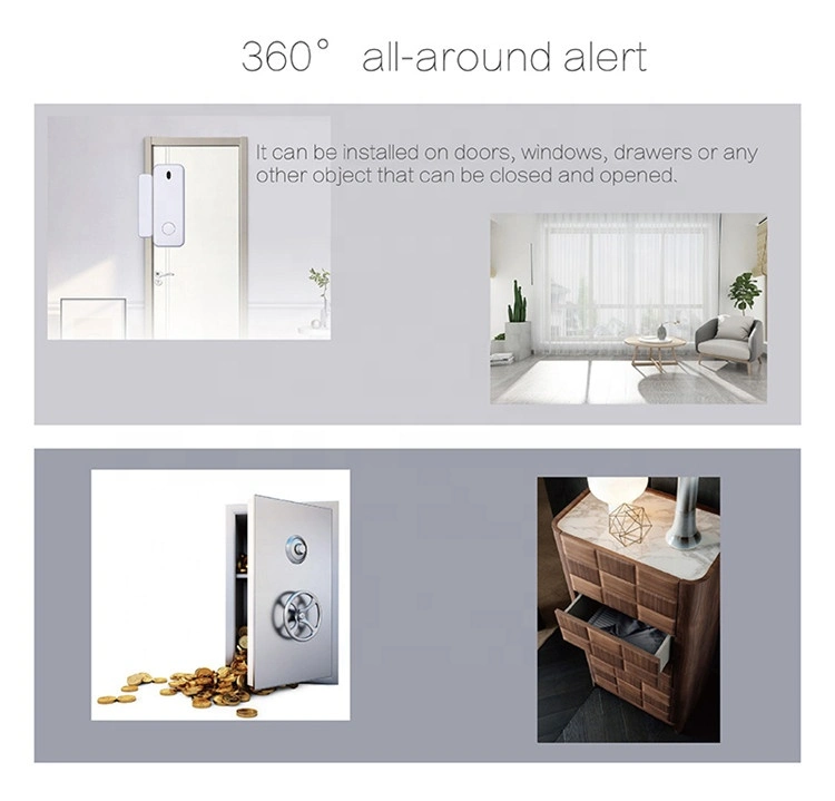 Wireless Alarm with Sos Button for Home Device Home Security Burglar Alarm