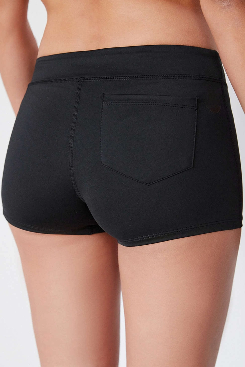 Comercio al por mayor desgaste de gimnasio Señoras Mallas pantalones cortos Deportes de la mujer