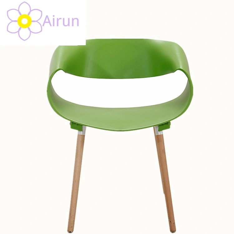 Hotel Furniture Modern Dining Chair Wooden Legs Plastic Dinner Kitchen Dining Chairs for Sale