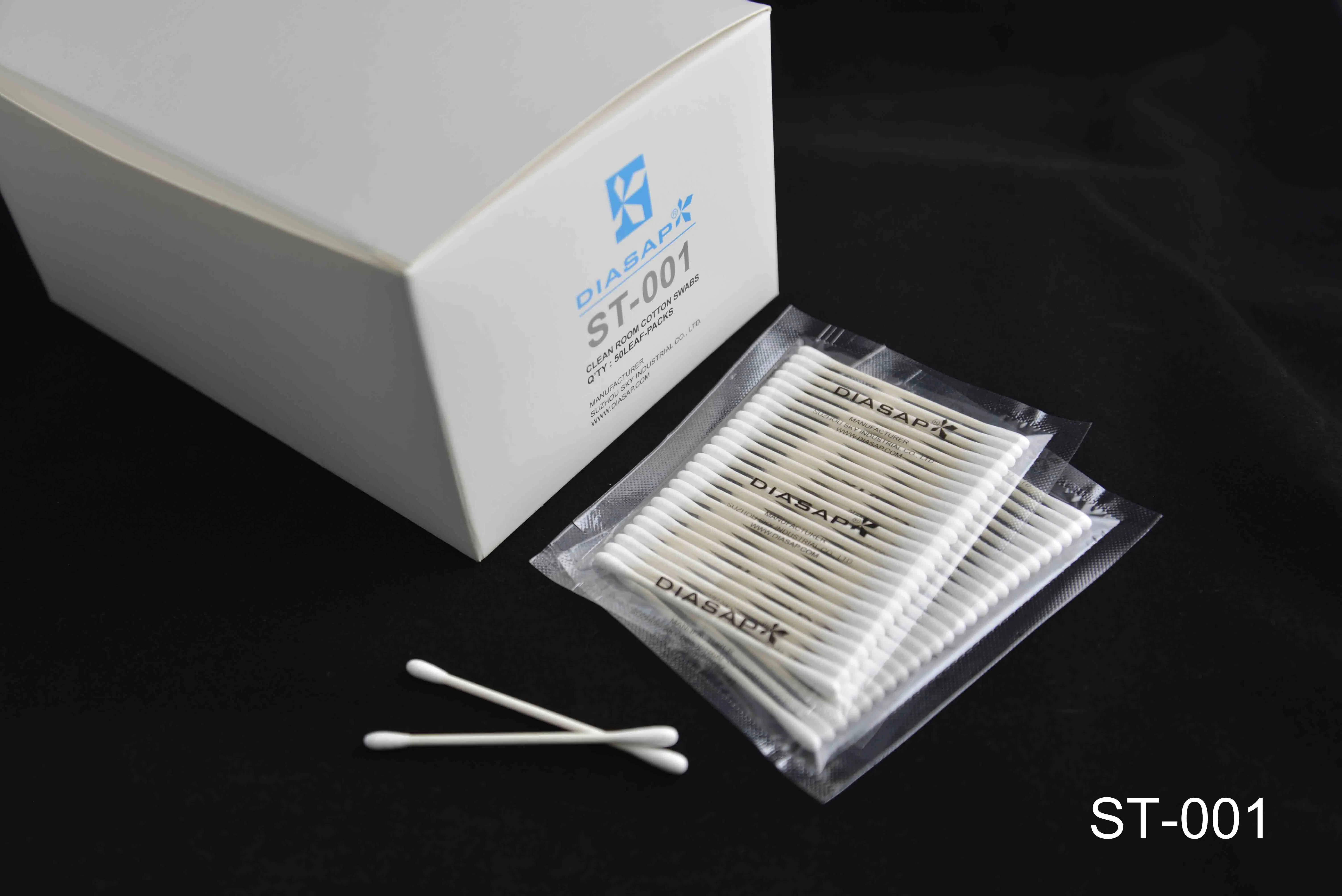 Paper Round Tip Cotton Swab for Electrical Components (ST-001)