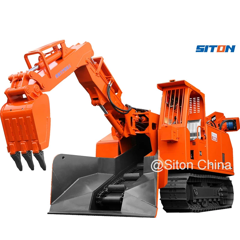 Siton Mining Excavator Wheel Coal Mine Tunneling Mucking Underground Crawler Muck Loader