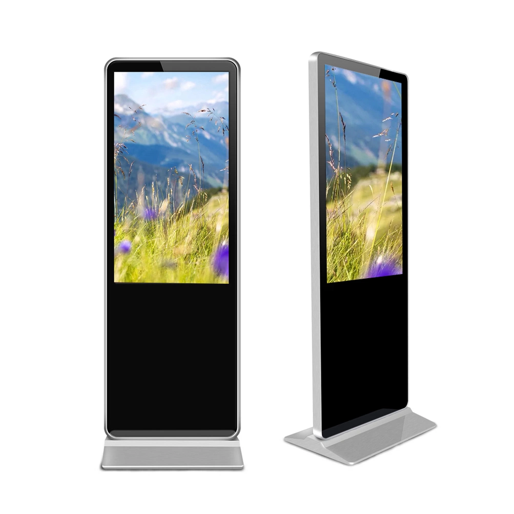 2022 Hot Sale Free Standing 55 Inch FHD Advertising Players TV LCD Touch Screen Digital Signage for Shopping Mall