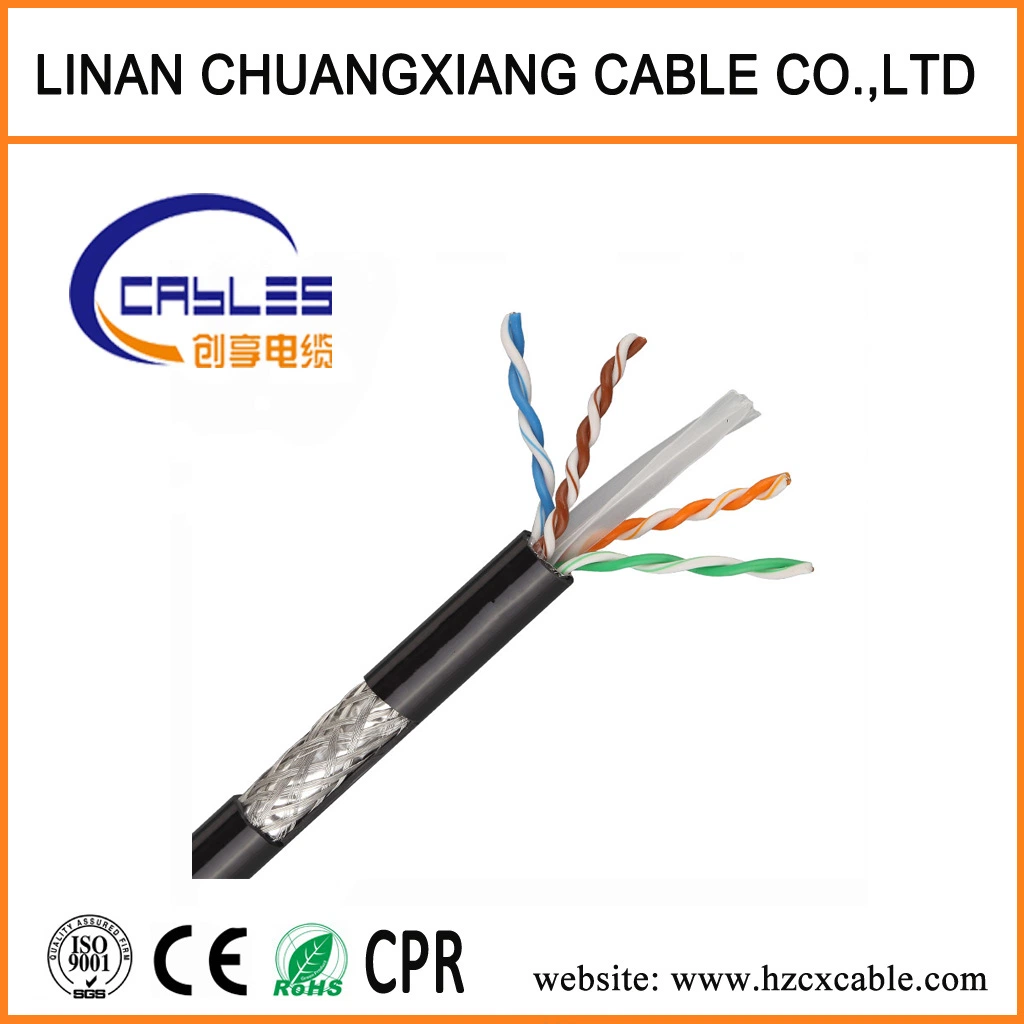 LAN Able Utpcat6 FTP SFTP CAT6 Copper Wire Network Cable Communication Cable Data Cable with Patch Cord RJ45 Computer Cable