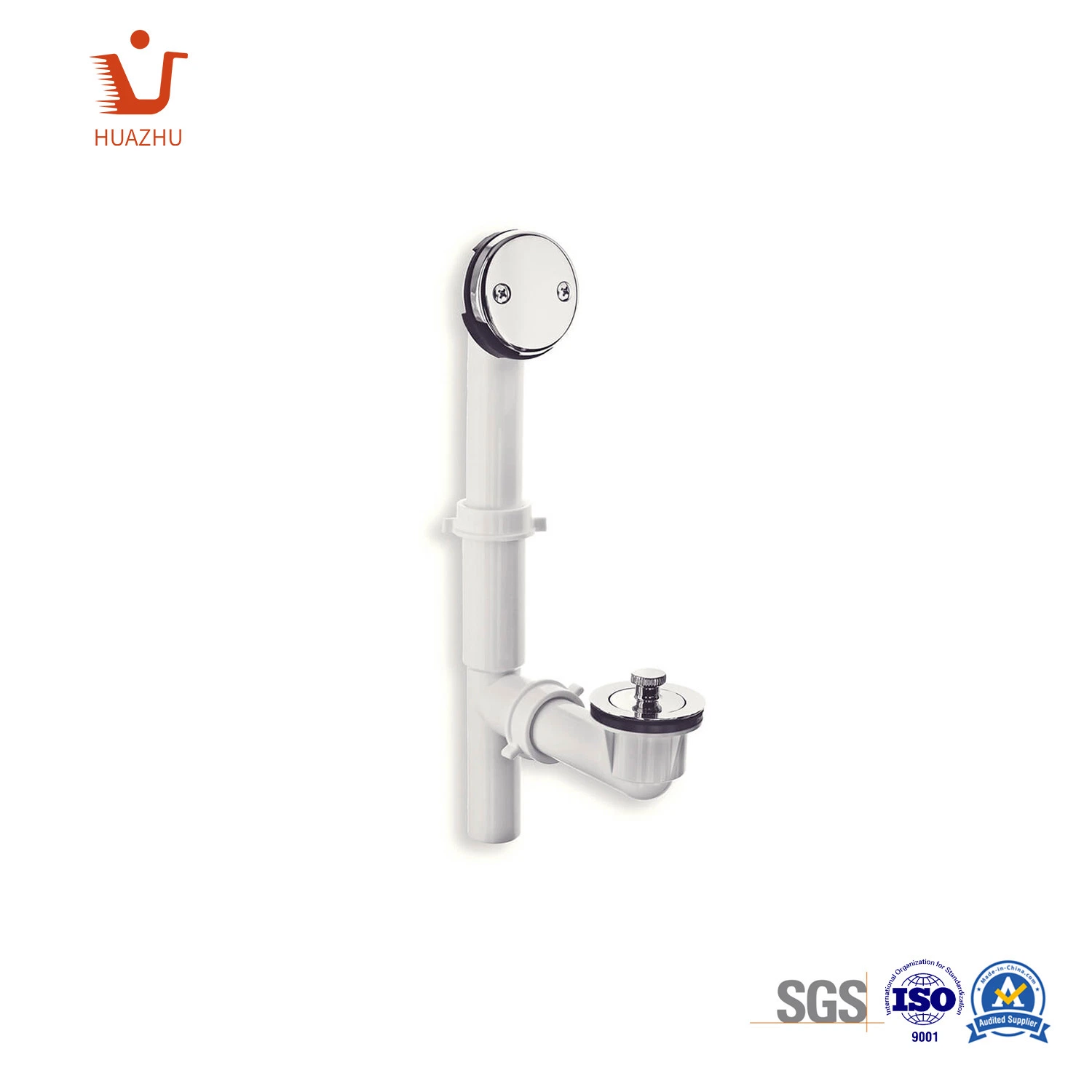 1-1/2&prime; &prime; Bath Tub Drain & Overflow Drain Part Flush Grated