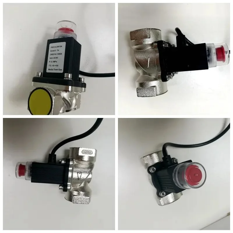 Factory Price 1 Inch Alarm LPG Gas Leak Detector DN25 Shut off Valve Control Valve