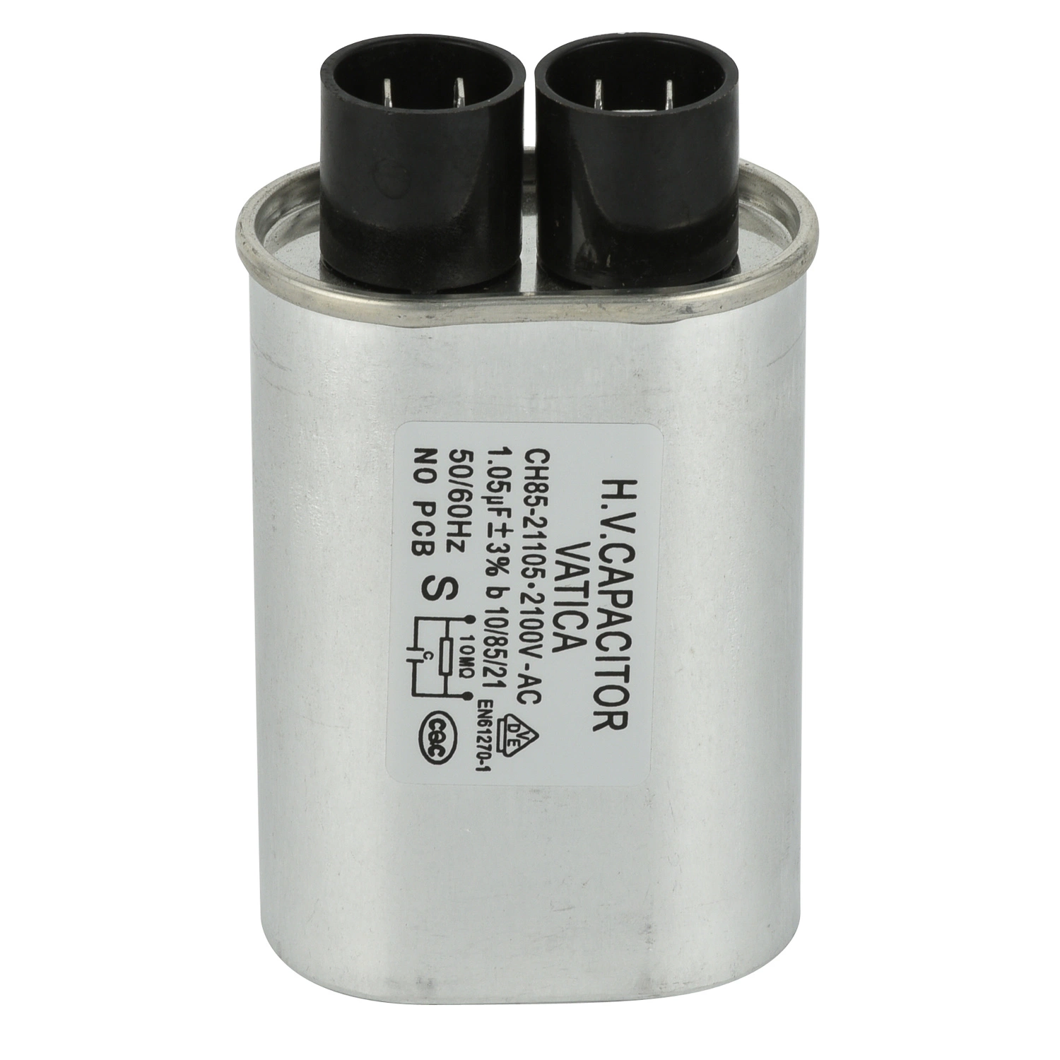 CH85 High Voltage Microwave Oven Aluminum Body Dual Single Run Capacitor