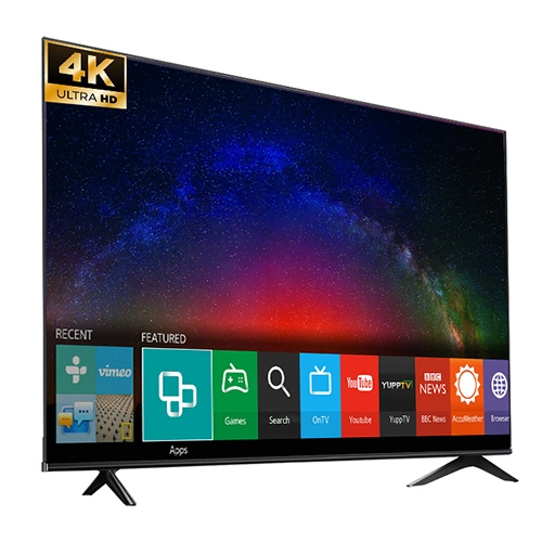 Fabricante de televisores OEM Android Smart TV TV Custom 40 43 50 55 polegadas 2K Full HD 4K Ultra HD Flat TV LED com ecrã