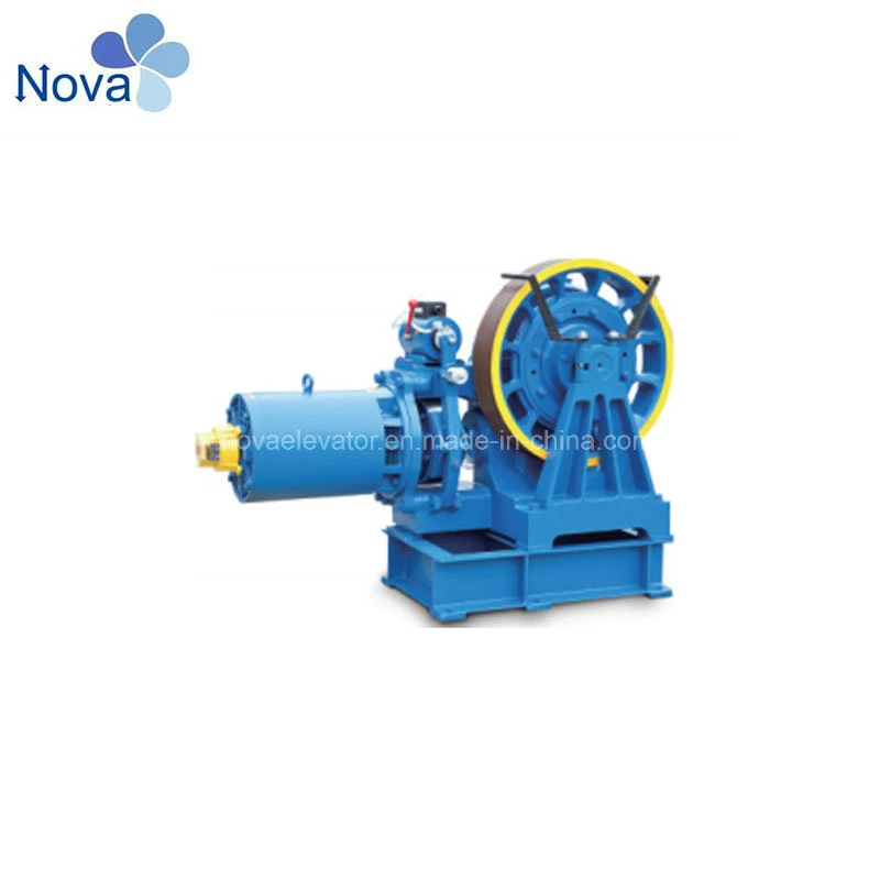 Modern 6 - 10 Nova Elevator Parts Geared Traction Machine