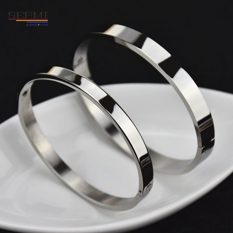 S925 Silver Fashion Jewelry Couple Open Bracelet