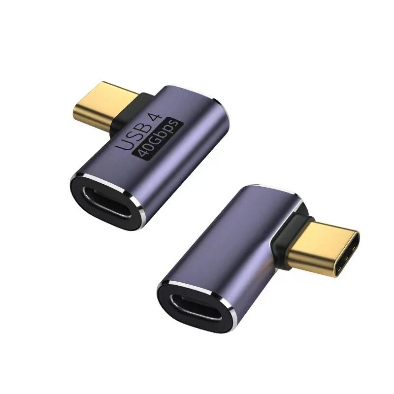 Адаптер USB 4 OTG 40 гбит/с PD 240 Вт USB C 90 Угол